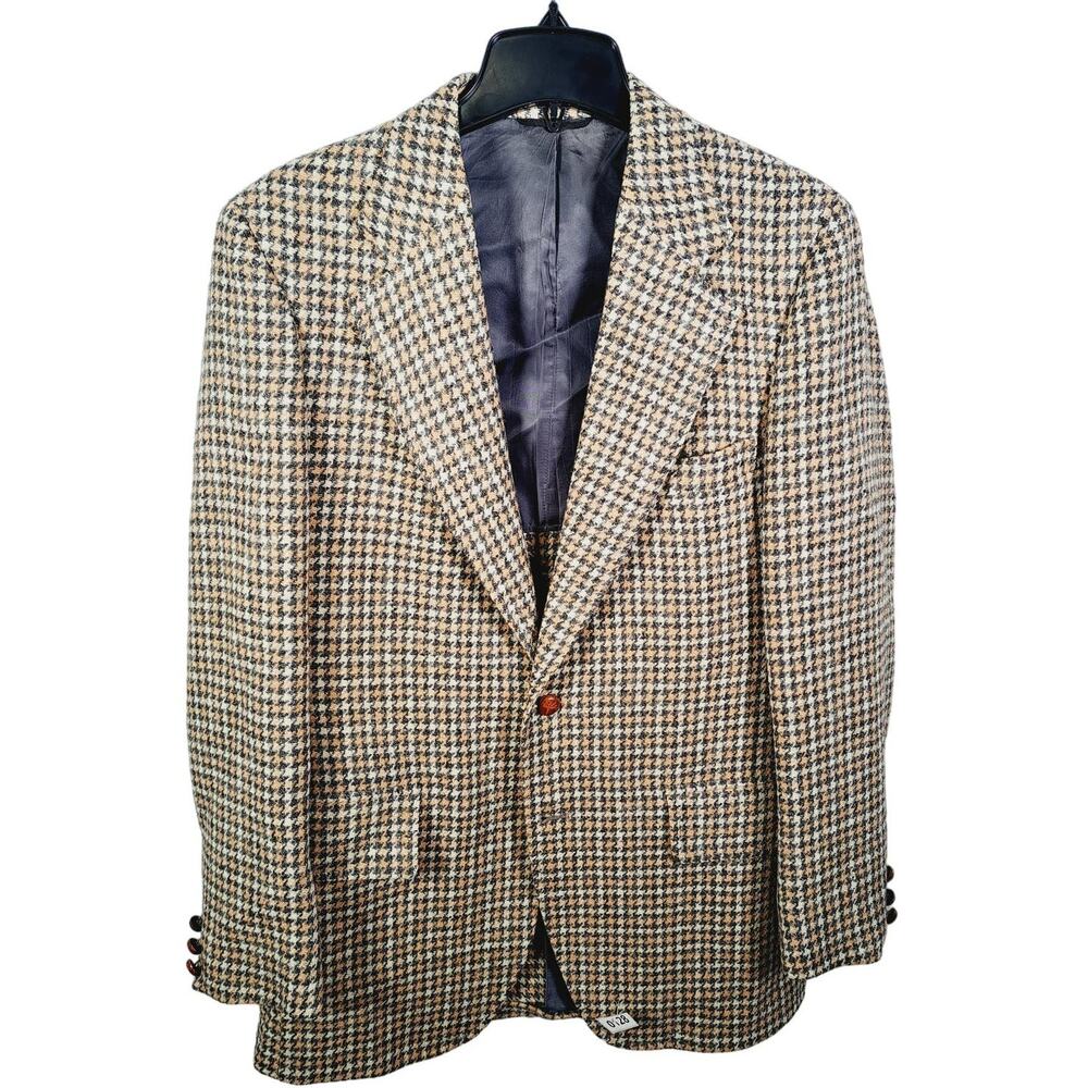 James Braddock Men's Vintage 100% Wool Sport Coat Medium